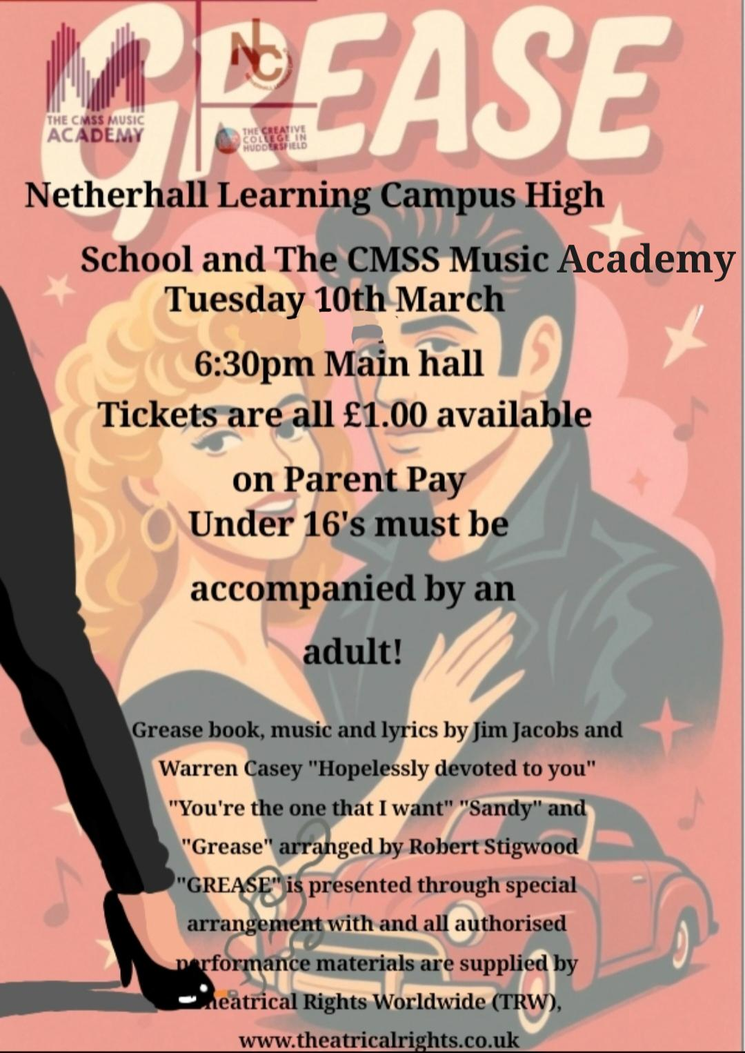 Final Grease Poster 2026